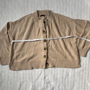 Quince Tan Women's Cardigan Sweater